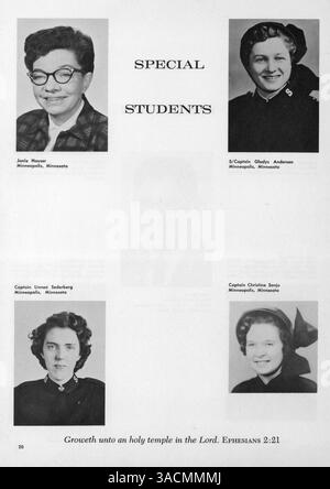 L'annuaire Beacon 1959-1960 de la Sainteté Methodist School of Theology met en lumière les étudiants diplômés, les professeurs et les événements des années scolaires 1958-1959 et 1959-1960. Banque D'Images