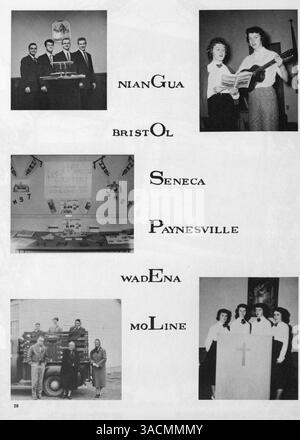 L'annuaire Beacon de la Sainteté méthodiste School of Theology pour 1959-1960 documente les étudiants diplômés, les enseignants et les événements des années académiques 1958-1959 et 1959-1960. Banque D'Images
