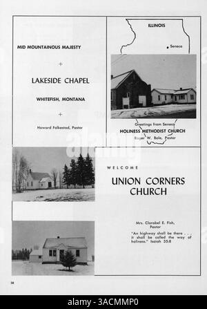 L'annuaire Beacon 1959-1960 pour la Sainteté Methodist School of Theology présente des étudiants diplômés, des professeurs et des événements clés des années scolaires 1958-1959 et 1959-1960. Banque D'Images