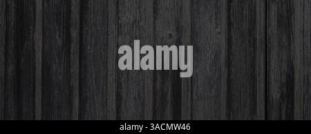 Fond large avec de vieilles planches en bois gris Banque D'Images