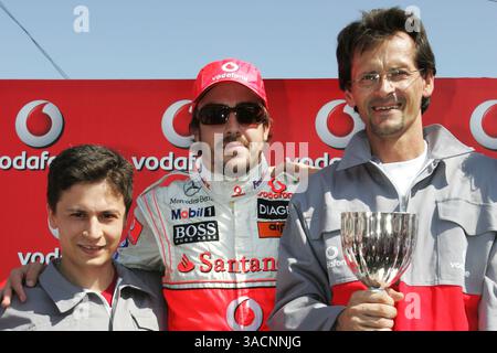 Fernando Alonso (ESP) McLaren à un événement de Karting Vodafone...Championnat du monde de formule 1, Rd 12, Grand Prix de Turquie, préparatifs, Istanbul Park, Turquie, jeudi 23 août 2007. (Crédit image : ©Sutton Motorsports/ZUMA Press) RESTRICTIONS : UK Rights OUT ! Banque D'Images