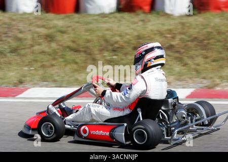 Fernando Alonso (ESP) McLaren à un événement de Karting Vodafone...Championnat du monde de formule 1, Rd 12, Grand Prix de Turquie, préparatifs, Istanbul Park, Turquie, jeudi 23 août 2007. (Crédit image : ©Sutton Motorsports/ZUMA Press) RESTRICTIONS : UK Rights OUT ! Banque D'Images