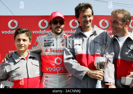 Fernando Alonso (ESP) McLaren à un événement de Karting Vodafone...Championnat du monde de formule 1, Rd 12, Grand Prix de Turquie, préparatifs, Istanbul Park, Turquie, jeudi 23 août 2007. (Crédit image : ©Sutton Motorsports/ZUMA Press) RESTRICTIONS : UK Rights OUT ! Banque D'Images