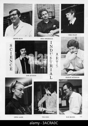 L’Annuaire centralien 1974 reflète la vie académique, sportive et sociale au Central High pendant l’année scolaire 1973-1974/09. Il met l'accent sur les expériences et les contributions des étudiants afro-américains, ainsi que sur les événements scolaires et parascolaires. Banque D'Images