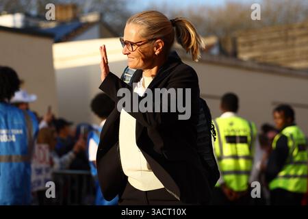 Bristol, Royaume-Uni. 4 avril 2025. Lors du match Angleterre - Belgique UEFA Women's Nations League à Ashton Gate, Bristol. Le crédit photo devrait se lire : Annabel Lee-Ellis/Sportimage crédit : Sportimage Ltd/Alamy Live News Banque D'Images