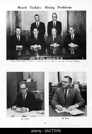 L'annuaire '65 Eagle' de l'Eden Prairie High School documente les expériences des élèves, des enseignants, des clubs, de l'athlétisme et des événements scolaires de l'année scolaire 1964-1965. Banque D'Images