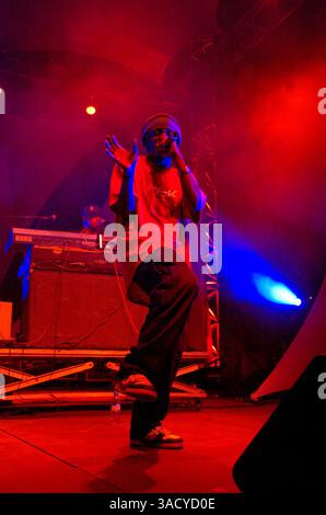 17 août 2005 ; Cannes, FRANCE ; le groupe de hip-hop californien The Pharcydes se produit en concert au Festival Pantiero à Cannes le 17 août 2005.. (Crédit image : Frederic Injimbert/ZUMAPRESS.com) Banque D'Images