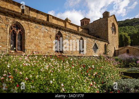 Abbaye de Fontfroide, Narbonne, Occitanie, France. Banque D'Images