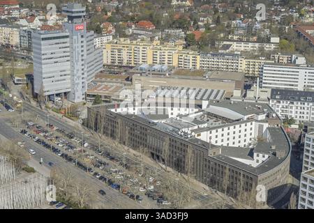 RBB, immeuble de grande hauteur, centre de radiodiffusion, Haus des Rundfunks, Rundfunk Berlin Brandenburg, Masurenallee, Charlottenburg, Berlin, Allemagne, Europe Banque D'Images