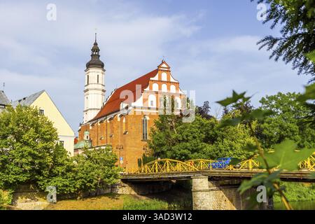 Église franciscaine et monastère d'Opole Venise, Opole - Pologne Banque D'Images