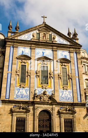 Église Saint Antoine des Gatherers (Igreja de Santo Antonio dos Congregados), Porto, Portugal. Banque D'Images