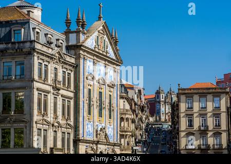 Église Saint Antoine des Gatherers (Igreja de Santo Antonio dos Congregados), Porto, Portugal. Banque D'Images