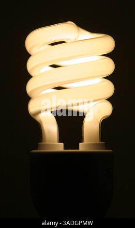 24 juillet 2006 ; San Francisco, CA, États-Unis ; les ampoules fluorescentes compactes (LFC) écoénergétiques consomment 66 % moins d'énergie qu'une ampoule à incandescence standard et durent jusqu'à 10 fois plus longtemps. Le remplacement d'une lampe à incandescence de 100 watts par une lampe fluocompacte de 32 watts peut vous faire économiser au moins 30 $ en coûts d'énergie pendant toute la durée de vie de l'ampoule. (Crédit image : Krista Kennell/ZUMAPRESS.com) Banque D'Images