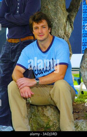 09 oct. 2005 ; Sitges, Barcelone, ESPAGNE ; L'acteur NATHAN FILLION au Photocall pour 'Serenity' au Festival du film de Sitges 2005. (Crédit image : Robert Marquardt/ZUMAPRESS.com) Banque D'Images