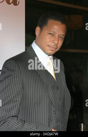 17 janvier 2006 ; Century City, CA, États-Unis ; L'acteur TERRENCE HOWARD, lauréat d'un prix de nouvelle génération, lors de la 31e cérémonie annuelle des Los Angeles film Critics Association Awards (LAFCA) au Park Hyatt de Century City. (Image de crédit : Marianna Day Massey/ZUMAPRESS.com) Banque D'Images