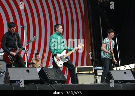 16 août 2005 ; Budapest, HONGRIE ; les BEATSTEAKS se produisent en concert au Festival Sziget annuel à Budapest, Hongrie. (Crédit image : NorthFoto/ZUMAPRESS.com) Banque D'Images