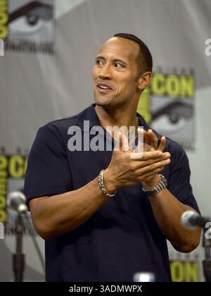 24 juil. 2008 - San Diego, California, États-Unis - DWAYNE JOHNSON (crédit image : Karl Polverino/ZUMAPRESS.com) Banque D'Images