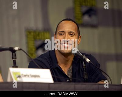 24 juil. 2008 - San Diego, California, États-Unis - DWAYNE JOHNSON (crédit image : Karl Polverino/ZUMAPRESS.com) Banque D'Images