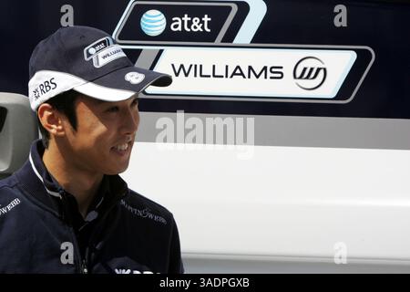 Kazuki Nakajima (crédit image : Sutton Motorsports/ZUMAPRESS.com) Banque D'Images