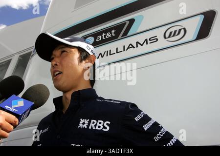 Kazuki Nakajima (crédit image : Sutton Motorsports/ZUMAPRESS.com) Banque D'Images