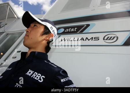Kazuki Nakajima (crédit image : Sutton Motorsports/ZUMAPRESS.com) Banque D'Images