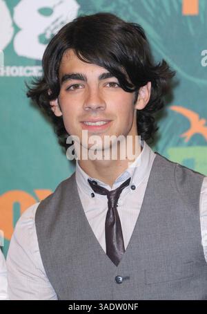 03 août 2008 - Los Angeles, Californie, États-Unis - chanteur JOE JONAS (image crédit : Jeff Frank/ZUMAPRESS.com) Banque D'Images