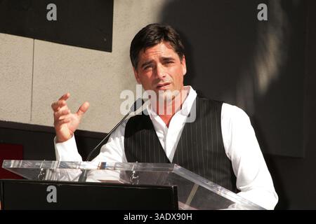 I14526CHW . John Stamos célèbre 25 ans dans le Biz avec Star sur le Hollywood Walk of Fame .7021 Hollywood Blvd, Hollywood, CA .11/16/09 . JOHN STAMOS. 2009 (crédit image : Ed Geller/Globe photos/ZUMAPRESS.com) Banque D'Images