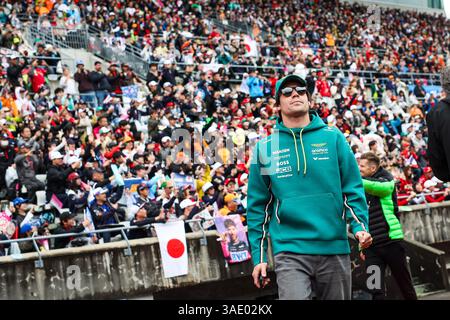 STROLL lance (CAN), Aston Martin F1 Team AMR25, portrait lors du Grand Prix du Japon Lenovo de formule 1 2025, 3ème manche du Championnat du monde FIA de formule 1 2025 du 4 au 6 avril 2025 sur le circuit de Suzuka, à Suzuka, au Japon Banque D'Images