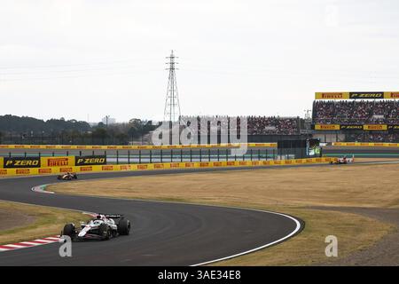 Suzuka, Japon. 6 avril 2025. Le pilote néerlandais Max Verstappen de Red Bull Racing participe au Grand Prix du Japon de formule 1 2025 sur le circuit de Suzuka à Suzuka, au Japon, le 6 avril 2025. Crédit : BaO Di/Xinhua/Alamy Live News Banque D'Images