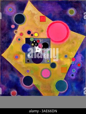 Accent en Rose, 1926 – Wassily Kandinsky Illustration de Vecteur