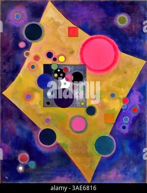 Accent en Rose, 1926 – Wassily Kandinsky Illustration de Vecteur