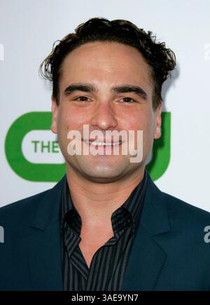 17 juil. 2008 - Beverly Hills, Californie, États-Unis - JOHNNY GALECKI arrive à la tournée de presse estivale 2008 de TCA - CBS-CW-SHOWTIME Party à Boulevard3 (image crédit : Lisa O'Connor/ZUMAPRESS.com) Banque D'Images