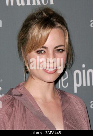 Sep 13, 2008 - Santa Monica, Californie, États-Unis - L'actrice MELISSA GEORGE arrive à la 4ème fête rose annuelle qui se tient dans un hangar à l'aéroport de Santa Monica (image crédit : Lisa O'Connor/ZUMAPRESS.com) Banque D'Images