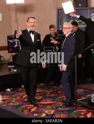 26 février 2012 - Hollywood, Californie, États-Unis - TOM HANKS dans les coulisses de la 84e cérémonie annuelle des Oscars. (Crédit image : © Richard Salyer/AMPAS/ZUMAPRESS.com) Banque D'Images