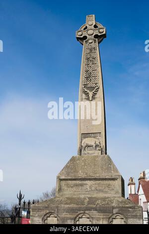 The India Cross, Mémorial du 78th Highlanders, Esplanade du château d'Édimbourg, Édimbourg, Écosse, Royaume-Uni Banque D'Images