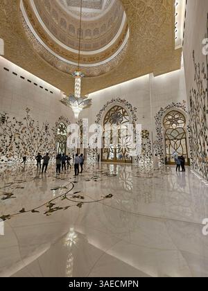 La Grande Mosquée Sheikh Zayed Banque D'Images
