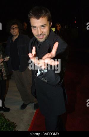 18 décembre 2001 ; Los Angeles, CA, États-Unis ; L'acteur JEREMY PIVEN @ LA première de Black Hawk Down. (Crédit image : Robert Millard/ZUMAPRESS.com) Banque D'Images