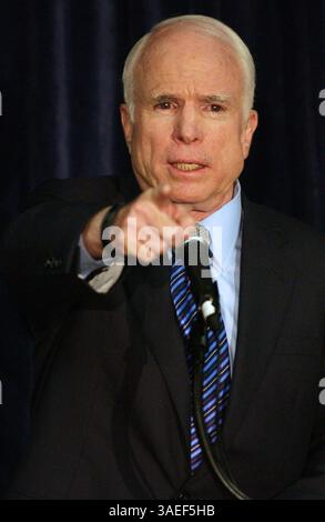 28 mai 2008 - Hollywood, Californie, États-Unis - candidat républicain à la présidence JOHN MCCAIN (crédit image : Rich Schmitt/ZUMAPRESS.com) Banque D'Images