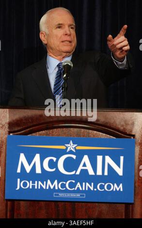 28 mai 2008 - Hollywood, Californie, États-Unis - candidat républicain à la présidence JOHN MCCAIN (crédit image : Rich Schmitt/ZUMAPRESS.com) Banque D'Images