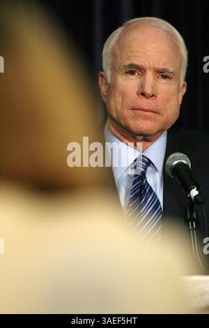 28 mai 2008 - Hollywood, Californie, États-Unis - candidat républicain à la présidence JOHN MCCAIN (crédit image : Rich Schmitt/ZUMAPRESS.com) Banque D'Images
