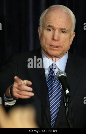 28 mai 2008 - Hollywood, Californie, États-Unis - candidat républicain à la présidence JOHN MCCAIN (crédit image : Rich Schmitt/ZUMAPRESS.com) Banque D'Images