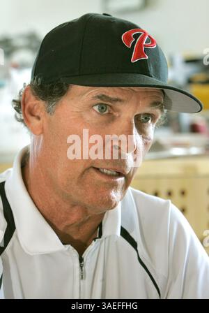 3 juillet 2008, San Marcos, Californie, États-Unis MARK ELDRIDGE lors d'un entretien au Palomar College's Wellness Center Heath club  (crédit image : San Diego Union-Tribune/ZUMAPRESS.com) Banque D'Images
