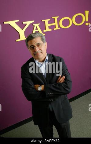 24 avril 2001 ; New York, NY, États-Unis ; Yahoo ! Annoncé le 17 avril, que la société nommera TERRY S. SEMEL comme nouveau président et chef de la direction de Yahoo !. (Crédit image : Michael Springer/ZUMAPRESS.com) Banque D'Images