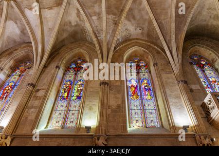 Décoration intérieure, Palais Royal Alumdaina, Palma de Majorque, Espagne, Europe Banque D'Images