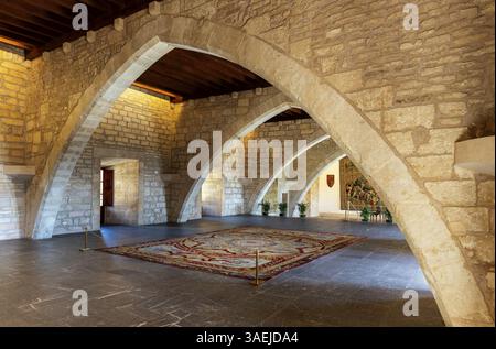 Décoration intérieure, Palais Royal Alumdaina, Palma de Majorque, Espagne, Europe Banque D'Images