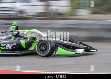 ROMAIN GROSJEAN (77) (SWE) de Genève, Suisse se qualifie pour le Grand Prix de Portland Bitnile.com au Portland International Raceway de Portla Banque D'Images