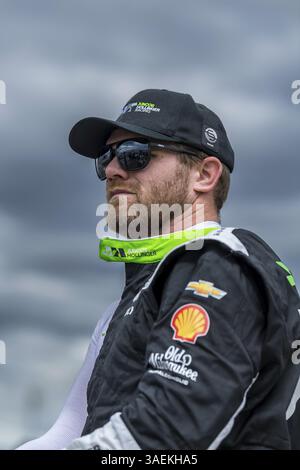 CONOR DALY (78) (USA) de Noblesville, Indiana se prépare à se qualifier pour le Grand Prix Big machine Music City présenté par Gainbridge au Nashville S. Banque D'Images