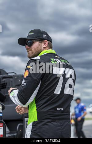 CONOR DALY (78) (USA) de Noblesville, Indiana se prépare à se qualifier pour le Grand Prix Big machine Music City présenté par Gainbridge au Nashville S. Banque D'Images