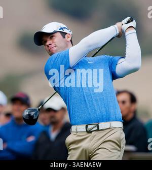 6 octobre 2011 : le golfeur PGA Paul Casey en action lors de la première manche du Fry's.com Open au club de golf CordeValle à San Martin, CA. â© Damon Tarver/Cal Sport Media(image crédit : © Damon Tarver/Cal Sport Media/ZUMAPRESS.com) Banque D'Images
