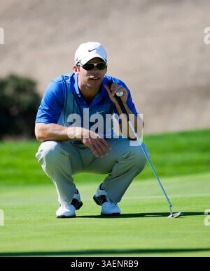 9 octobre 2011 : le golfeur PGA Paul Casey en action lors de la dernière manche du Fry's.com Open au club de golf CordeValle à San Martin, CA. â© Damon Tarver/Cal Sport Media(image crédit : © Damon Tarver/Cal Sport Media/ZUMAPRESS.com) Banque D'Images